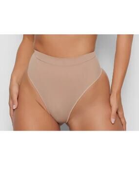 NWT SKIMS Seamless Sculpt Mid Waist Thong Size L Wedding Normcore